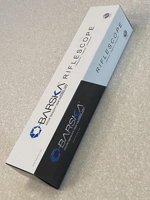 Mira telescópica de caza Barska 3-9x40 retícula en negro mate, NUEVA caja abierta, con anillos Foto 1 de 4