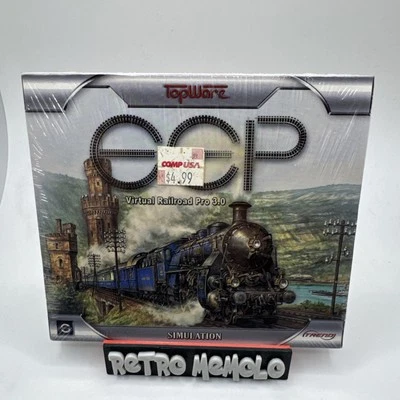 New SEALED Topware EEP Virtual Railroad 3.0 Simulation Video Game CD-ROM Windows - Image 1 of 4