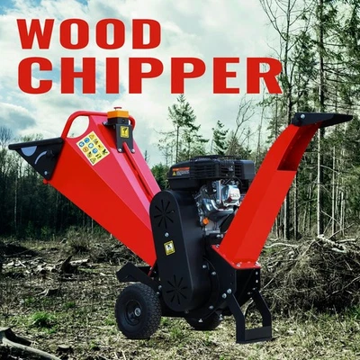 4-дюймовый дробилка для древесины 6,5 л.с. 196 куб. см EPA бензиновый двигатель дробилка для древесины - Изображение 1 из 4
