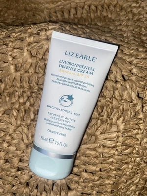 Liz Earle Environmental Defence Cream Mineral SPF25  50ml NEW  - Image 1 of 2