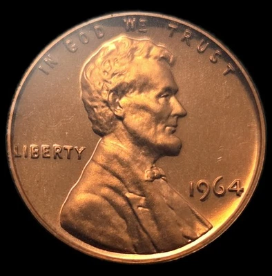 1964 1C CAM (Proof) Lincoln Cent.P1 - Image 1 of 2