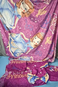Disney Sofia die erste Prinzessin Twin Laken Set mit Kissenbezug Rosa Süß & Liebevoll - Bild 1 von 4