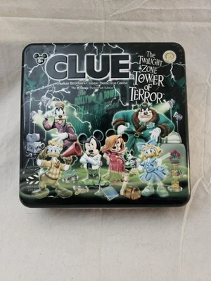 Disney Clue The Twilight Zone Tower Of Terror Board Game 2007 Used (Replaced Die - Image 1 of 4