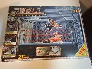 WWE The Cell - Wrestling Cage Match Ring - Incomplete - Picture 1 of 12