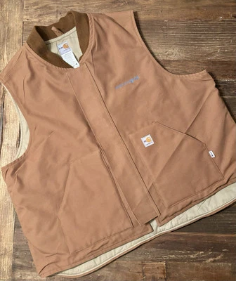 New Carhartt Flame Resistant Duck Vest w/Logo Men’s Size 3XL - Image 1 of 4