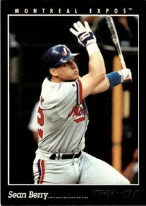 1993 Pinnacle Sean Berry Montreal Expos #212 - Picture 1 of 2