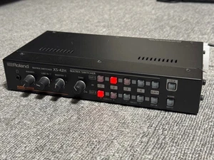 Roland XS-42H Matrix Switcher with Power Adapter Rack Mount Brackets Japan Used - Picture 1 of 10
