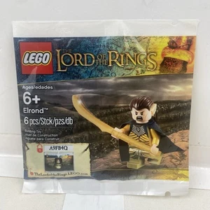 LEGO Il Signore degli Anelli: Elrond Minifigure Polybag (5000202) - Elfo Nuovo Sigillato - Foto 1 di 2