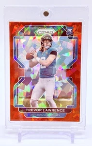 2021 Panini Prizm Trevor Lawrence #331 Rookie RC Red Cracked Ice Prizm Jaguars - Picture 1 of 2