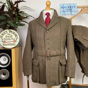 Chaqueta de tiro Hackett London (40R) completa con cinturón Norfolk + traje de calzoncillos - Imagen 1 de 24
