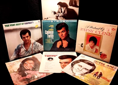 🧿U-PICK🧿PREMIUM VINTAGE VINYL ALBUM "COVERS  ONLY" LOT (COUNTRY-R&B-JAZZ-ROCK) - Image 1 of 4