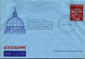 GOLDPATH: VATICAN AEROGRAMM 1965, CV807_P33 - Picture 1 of 2
