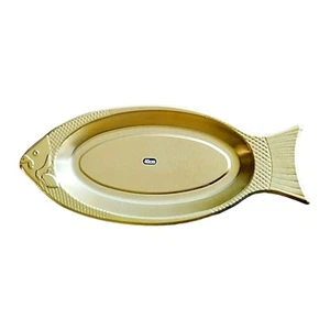 Stainless Steel Fish Platter Fish Shape Thick for Weddings Camping Dinner - Picture 1 of 6