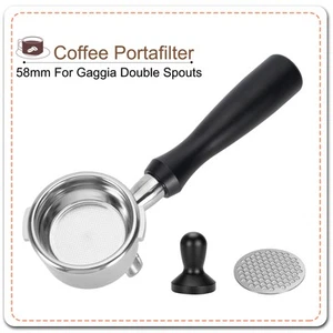 Portafiltro de café 58 mm para caño Gaggia Doulbe 2 orejas portafiltro con pantalla de disco - Imagen 1 de 12