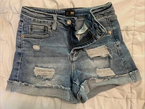 L & M Black Label Small Distressed Denim Jeansshorts - Bild 1 von 9