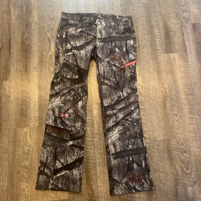 Under Armour Pants Womens 10 Mossy Oak Treestand Ripstop Hunting Camo - Image 1 of 4