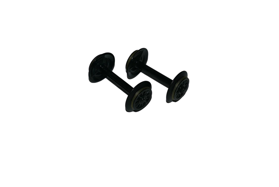 2 Lego® train 9V RC chemin de fer voie ferrée roue PETITE axe pour Locomotive NO - Photo 1/1