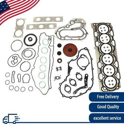 Fits Volvo XC60 XC70 XC90 S80 V70 3.2 L6 B6324S Engine Overhaul Gasket Seals Kit - Imagem 1 de 4
