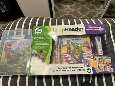 LeapFrog LeapReader 10-Book Ultimate Mega Pack W/ Extra Dinosaur Book New - Image 1 of 4