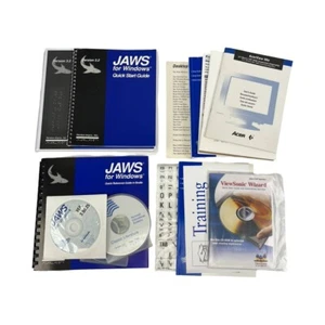 Henter-Joyce Inc Jaws for Windows Revision 3 Includes all Original Accessories - Picture 1 of 20