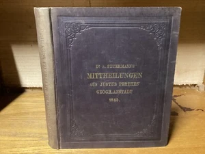 1885 Mittheilungen Aus Justus Perthes' Geographischer Anstalt - With Maps - Picture 1 of 14