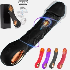 Realistic G Spot Vibrator Dildo Clit Massager Anal Stimulator Sex Toys for Women - Picture 1 of 53