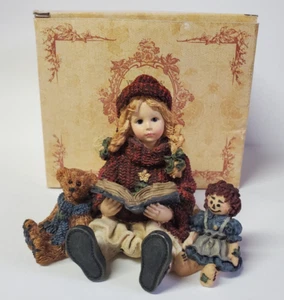 Yesterdays Child Megan with Elliot and Anne Figurine. A Christmas Carol. 1995 - Picture 1 of 5