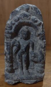 Ancient Buddhist Hand Carved Stone Statue Figure Tara Goddess? 4" Artifact 