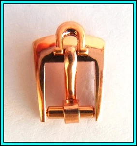 ORIGINAL Vintage (New Old Stock) Gold Plated RED TONE - OMEGA Buckle 6mm - Picture 1 of 3