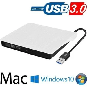 Lecteur Graveur DVD CD CD-RW/DVD-RW. Externe USB 3.0 Ultra Slim - Imagen 1 de 4