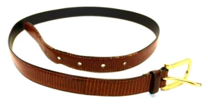 Vintage Real Iguan 0,75" Gürtel Made in Italy für Perkins Shearer...Sehr guter Zustand - Bild 1 von 10