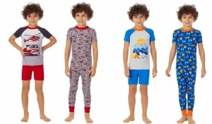 Kirkland Signature Boy's 4 Piece Pajama Set Made with Organic Cotton - Picture 1 of 5