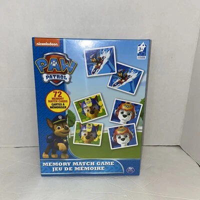 New Sealed Paw Patrol Matching Game Memory Improvement - Image 1 of 4