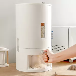 Dispenser di Reis Reisbehälter 10 kg, Spender für Getreidebehälter für Küche - Bild 1 von 6