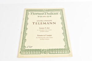 Telemann - Sonata F-dur - Jeździec niedźwiedzi - 194 - zeszyt z nutami