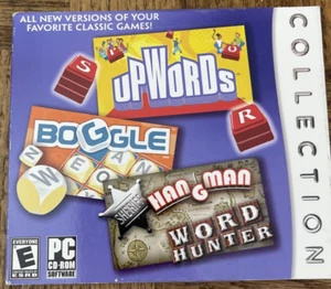UpWords Hangman and Boggle PC CD Rom Game-Rare-SHIPS N 24 HOURS - Picture 1 of 4