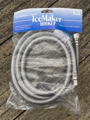 Línea/manguera de conexión para máquina de hielo de acero inoxidable SR310 “Nueva” de 5 pies 1/4C x 1/4C Foto 1 de 2