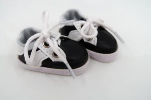 Nuevos zapatos deportivos de tenis Monique negros para muñeca Dianna Effner Little Darling 50 mm - Imagen 1 de 2