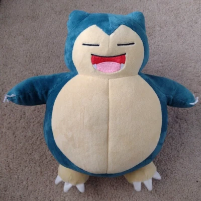 Peluche Pokemon Snooze Action Snorlax 12 pulgadas 2020 sonido parlante vibración lindo Foto 1 de 4