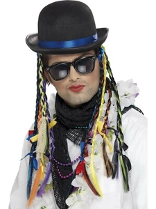 Boy George Chameleon Hat Costume 80's Pop Star 1980s Culture Club Musician - Picture 1 of 1