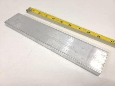 Barra plana de aluminio 6061, 1/2" x 2" x 10" de largo, stock sólido, placa, mecanizado Foto 1 de 4