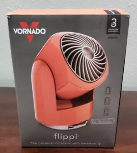 Vornado Flippi Fan Melon/Orange Two Speed V6 Personal Air Circulator - Picture 1 of 3
