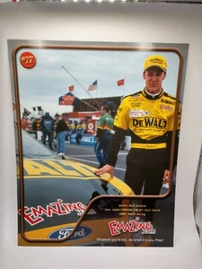8x10 Matt Kenseth #17 Dewalt Emazing.com Roush Racing Nascar Ad Promo Card - Picture 1 of 2