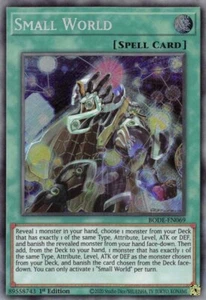 Yugioh! LP Small World - BODE-EN069 - Secret Rare - 1. Auflage leicht gespielt, - Bild 1 von 1