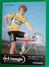 CYCLISME carte cycliste MARCO VITALI équipe DEL TONGO COLNAGO 1982