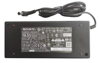 Genuine 120W AC Adapter Power Supply For Sony KDL-50W800C KDL-50W680A Charger - image 1 of 2