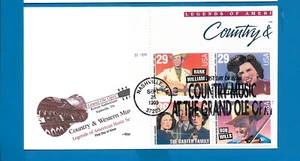 Scott 2774a Country and Western Music PB4 Sep 26, 1993 Artmaster FDC CK2b - Picture 1 of 1