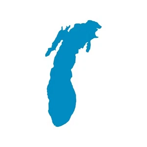 Calcomanía de vinilo Lake Michigan contorno ventana de auto computadora portátil pegatina - Imagen 1 de 9