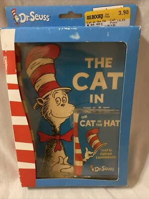 Vintage Dr. Seuss the Cat in the Hat Cassette Tape & Book Package New - Image 1 of 4