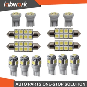 Labwork White LED Interior package Kit Lights For 1999-2016 Ford F150 F250 F350 - Picture 1 of 8